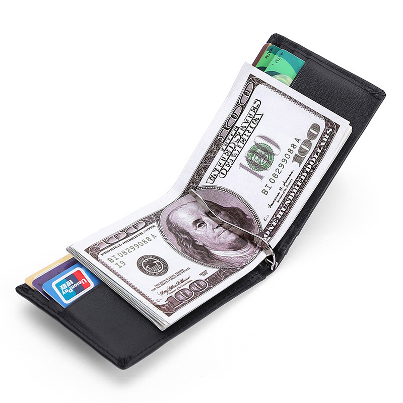 Money Clip Magnetic - Cartera con bloqueo RFID para hombre,