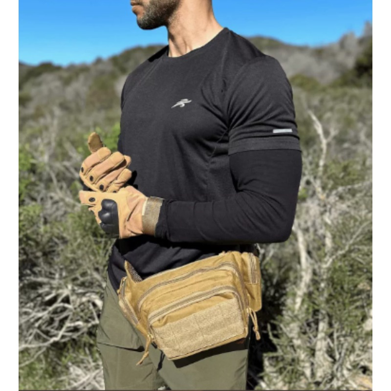 Edc Concealed Carry Fanny Pack - 1 Pieza de Riñonera Táctica Impermeable