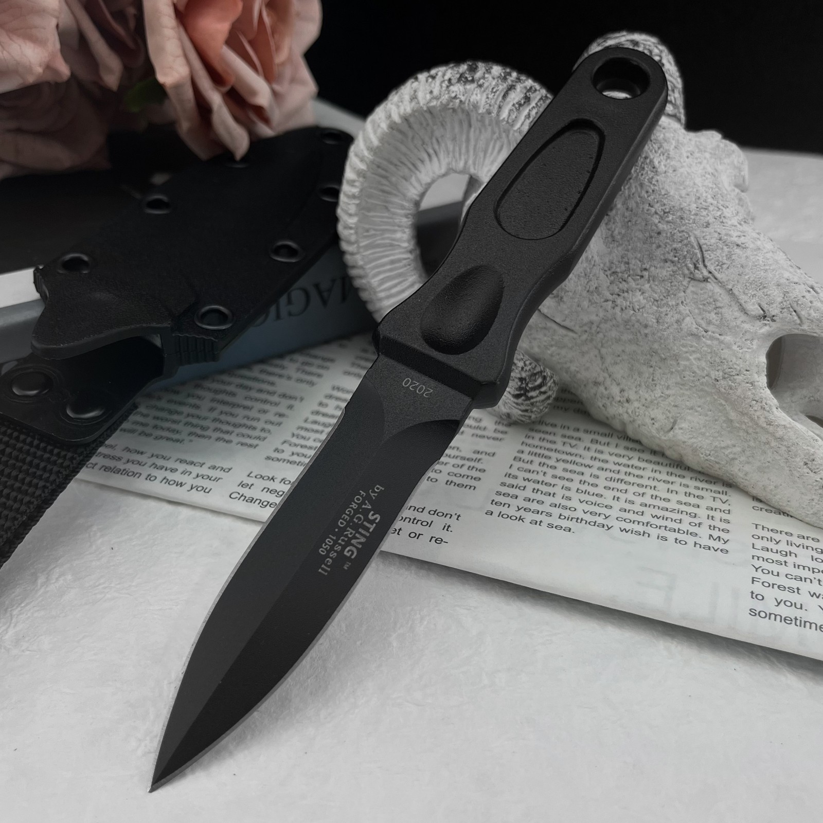 Edc Everyday Carry Gear - Cuchillo de Hoja Fija Multifuncional de