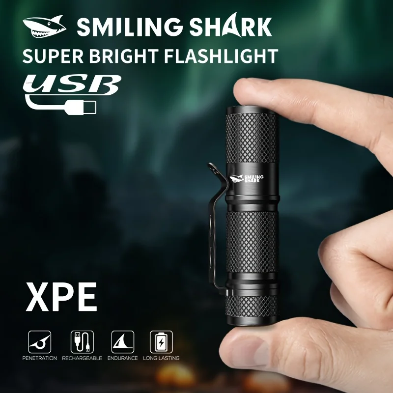 SMILING SHARK Linterna LED Tác - Edc (Every Day Carry reseña y precio