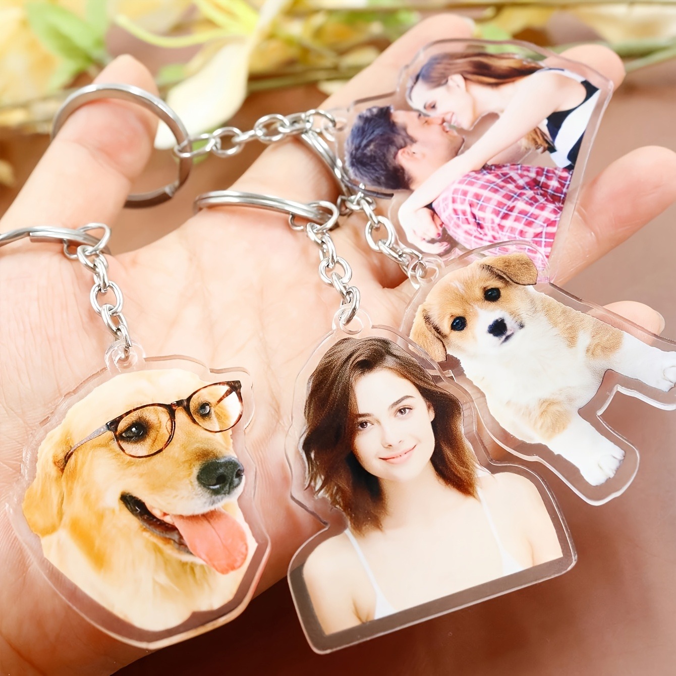 1 Llavero Acrílico Personaliza - Carabiner Keychain reseña y precio