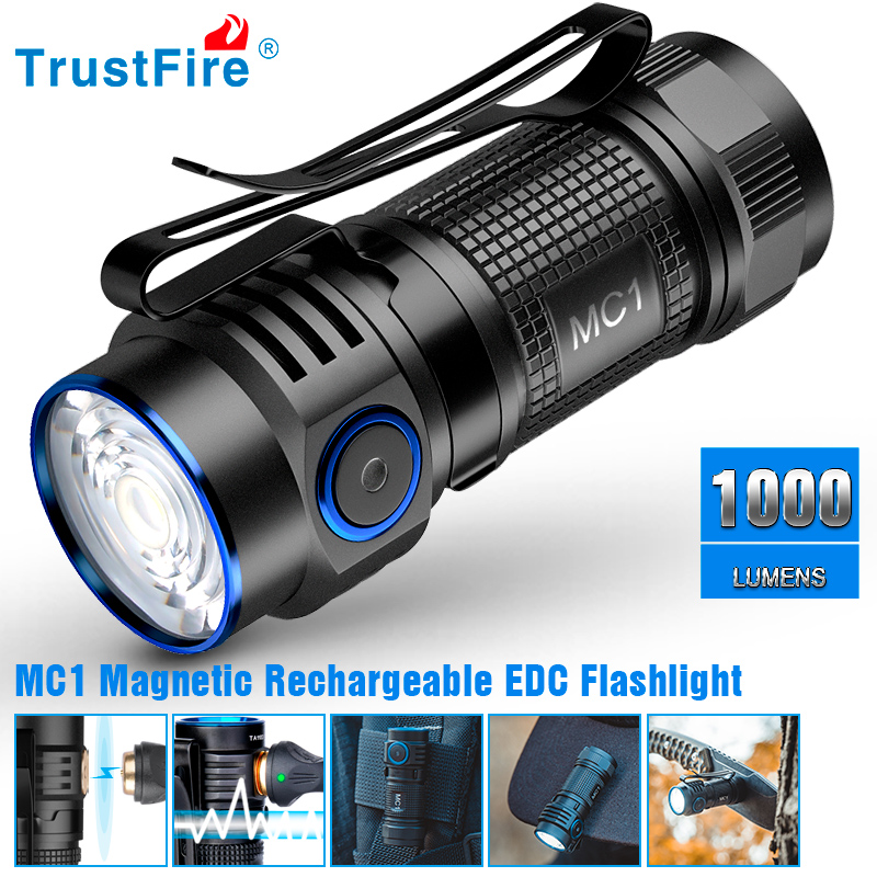 Trustfire MC1 linterna recarga - Edc Every Day Carry おもちゃ reseña y precio